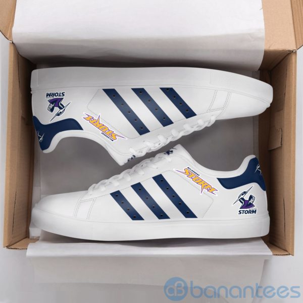 Melbourne Storm Navy Striped Low Top Skate Shoes Product Photo