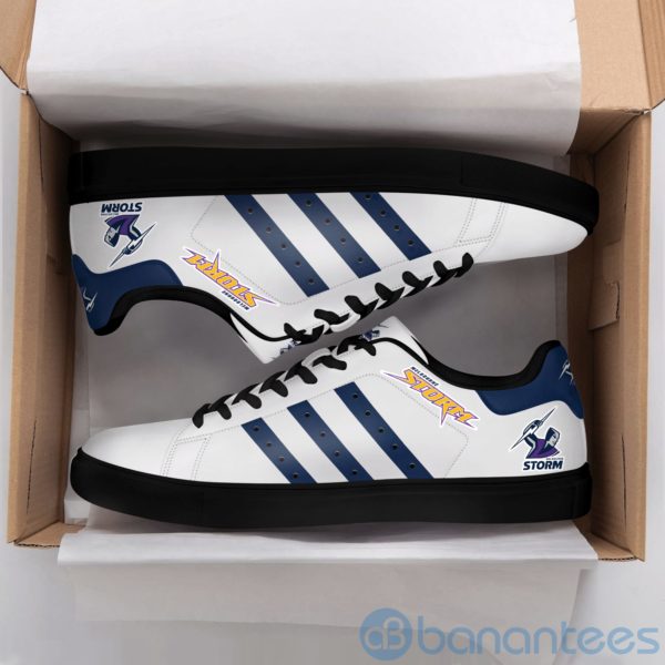 Melbourne Storm Navy Striped Low Top Skate Shoes Product Photo