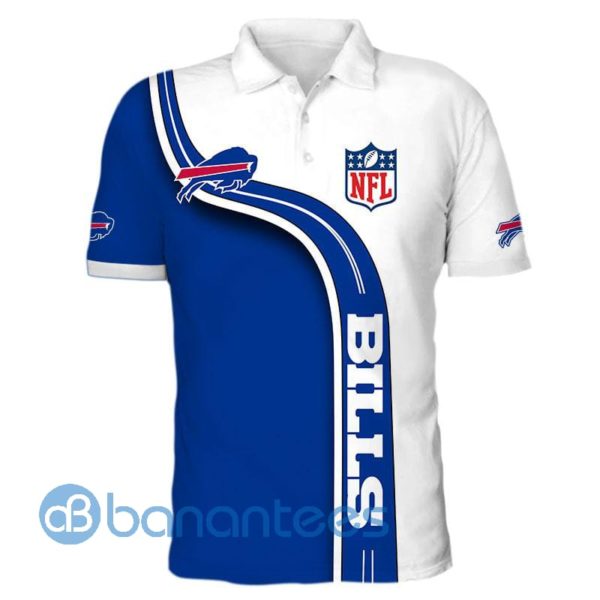 Men's Buffalo Bills Full Printed 3D Polo Shirt Product Photo