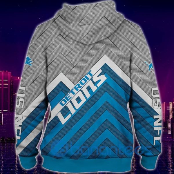 Men's Detroit Lions All Over Printed 3D Sweatshirt Pullover Product Photo