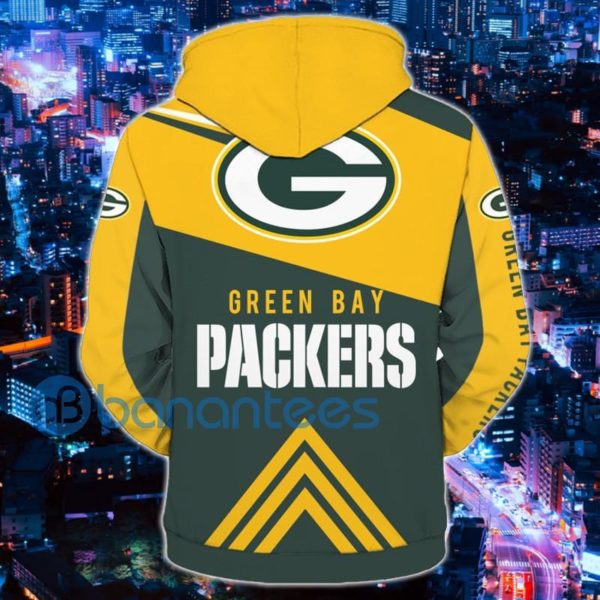 Men's Green Bay Packers 3D Hoodie Zip Hoodie Product Photo