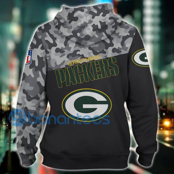 Men's Green Bay Packers All Over Printed 3D hoodie Product Photo