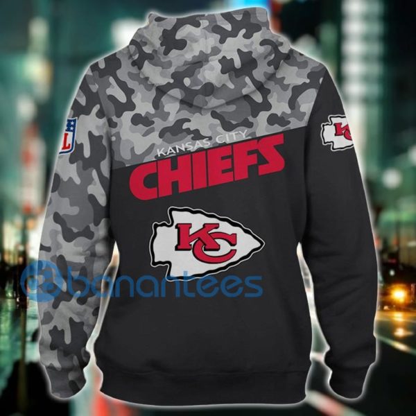 Men's Kansas City Chiefs Military Full Printed 3D Hoodie, Zip Hoodie Product Photo
