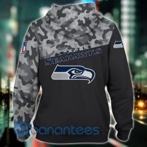 Men's Seattle Seahawks Military All Over Printed 3D Hoodie Zip Hoodie Product Photo