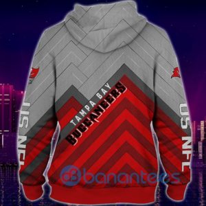 Men's Tampa Bay Buccaneers All Over Printed Hoodie Zip Hoodie Gift For Fans Product Photo