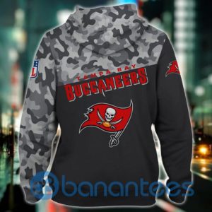 Men's Tampa Bay Buccaneers Military 3D Hoodie Zip Hoode Full Printed Product Photo