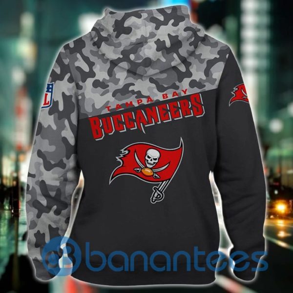 Men's Tampa Bay Buccaneers Military 3D Hoodie Zip Hoode Full Printed Product Photo