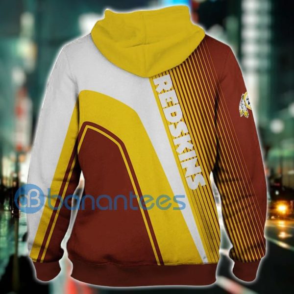 Men's Washington Redskins Hoodies 3D Zip Hoodies Product Photo
