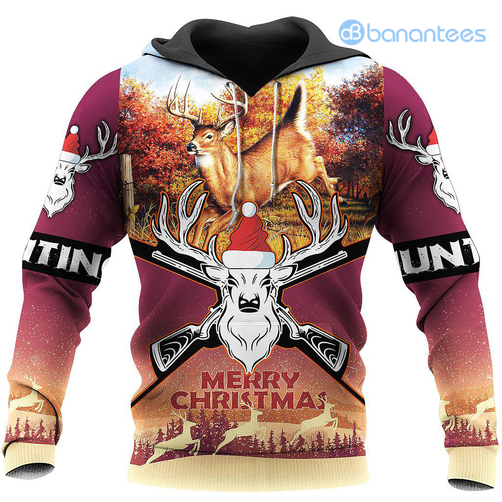 merry-christmas-deer-hunting-all-over-printed-3d-shirts-3d-hoodie-black.jpg Merry Christmas Deer Hunting All Over Printed 3D Shirts - 3D Hoodie - Black