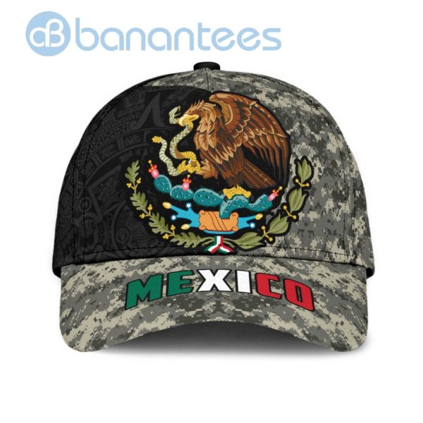 Mexico Aztec Pattern Camo All Over Printed 3D Cap Product Photo