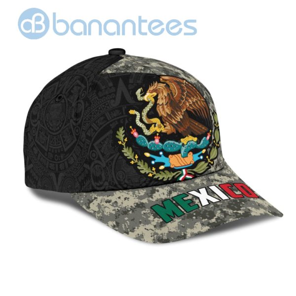 Mexico Aztec Pattern Camo All Over Printed 3D Cap Product Photo