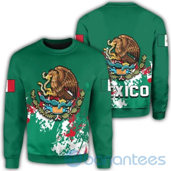 Mexico Coat Of Arms Spaint Style All Over Printed 3D Sweatshirt Product Photo