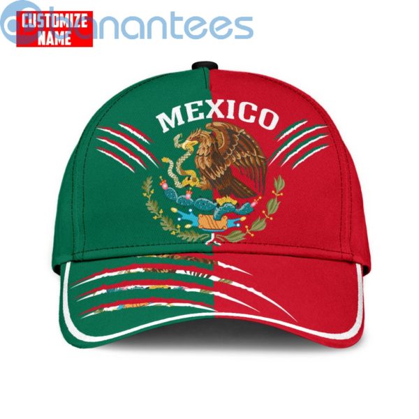 Mexico Red And Green All Over Printed 3D Cap Product Photo