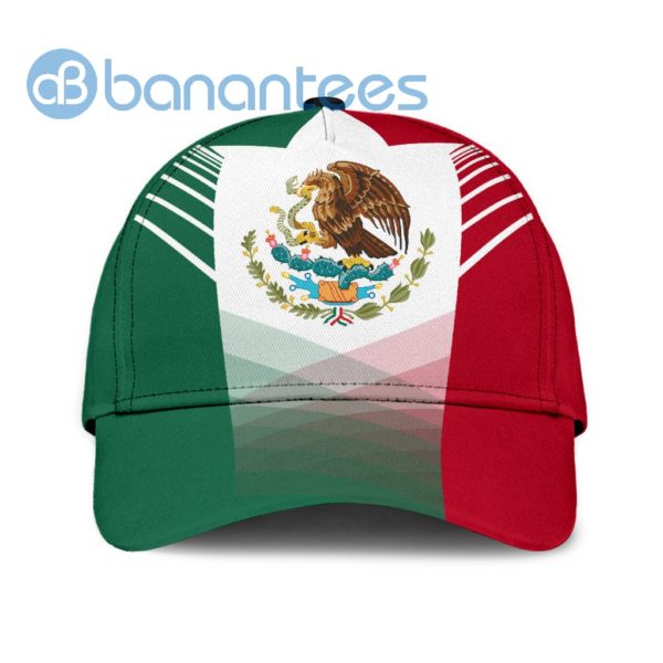 Mexico Red And Green All Over Printed 3D Cap Printed Product Photo
