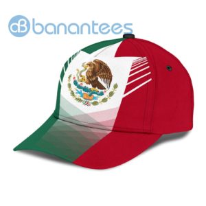 Mexico Red And Green All Over Printed 3D Cap Printed Product Photo