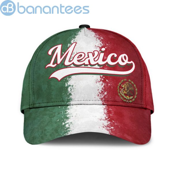 Mexico Red White And Green All Over Printed 3D Cap Product Photo
