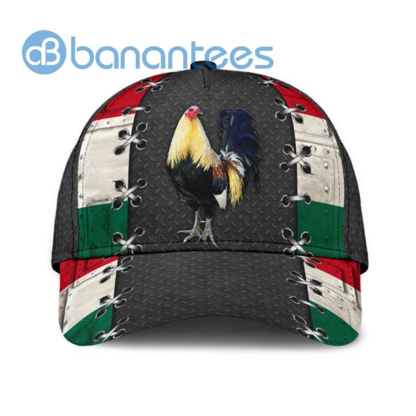 Mexico Rooster Design All Over Printed 3D Cap Product Photo