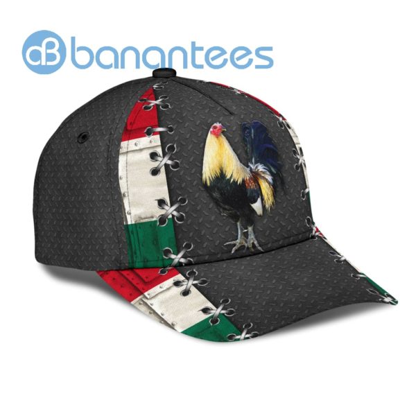 Mexico Rooster Design All Over Printed 3D Cap Product Photo
