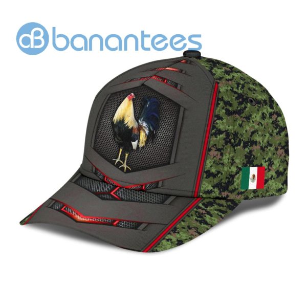 Mexico Rooster Great Design All Over Printed 3D Cap Product Photo