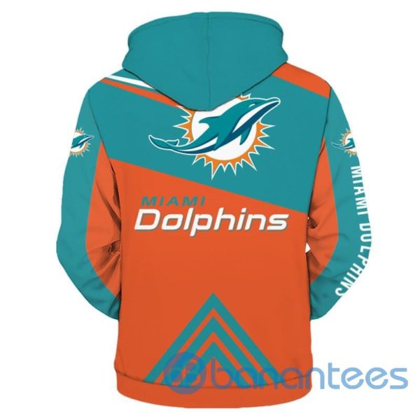 Miami Dolphins All Over Printed Hoodie, Zip Hoodie Gift For Fans Product Photo
