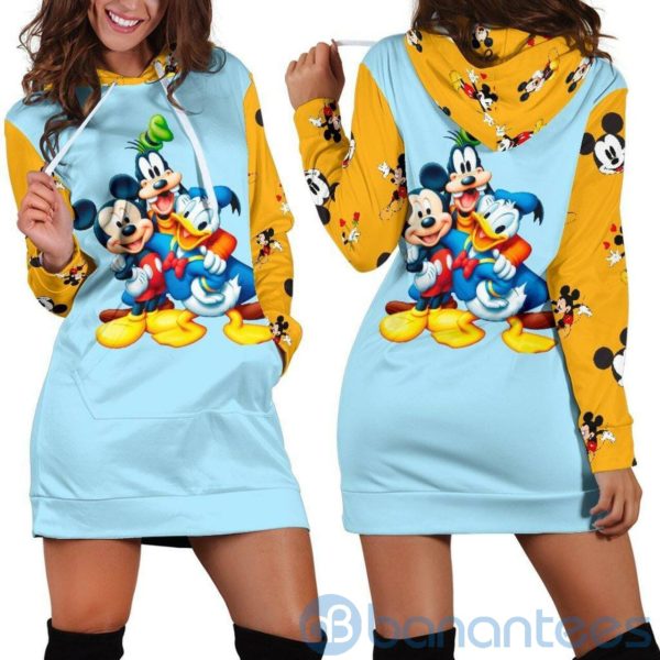 Mickey Dolnald Duck Hoodie Dress For Women Product Photo