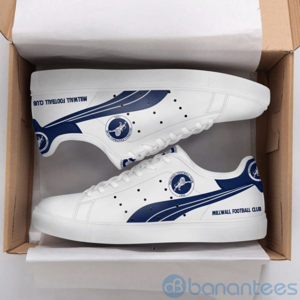 Millwall Football Club White Low Top Skate Shoes Product Photo