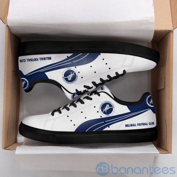 Millwall Football Club White Low Top Skate Shoes Product Photo