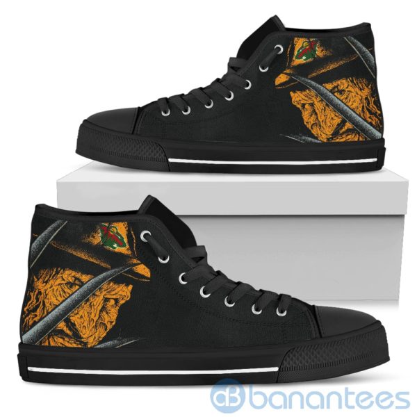 Minnesota Wild Nightmare Freddy High Top Shoes Product Photo