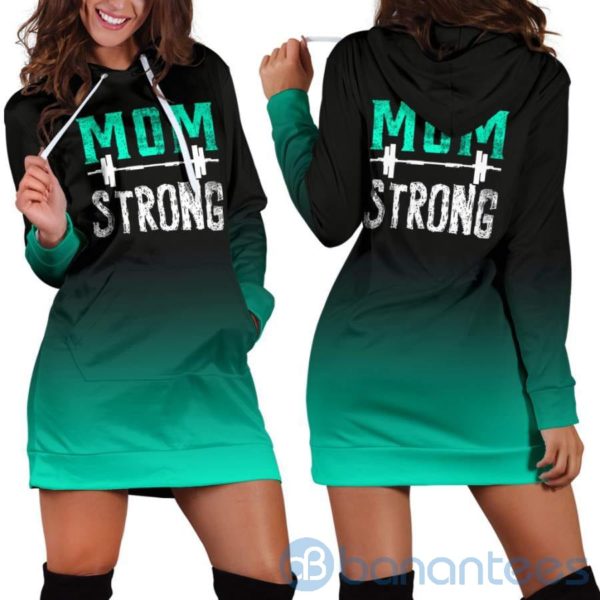 Mom Strong Hoodie Dress For Women Product Photo