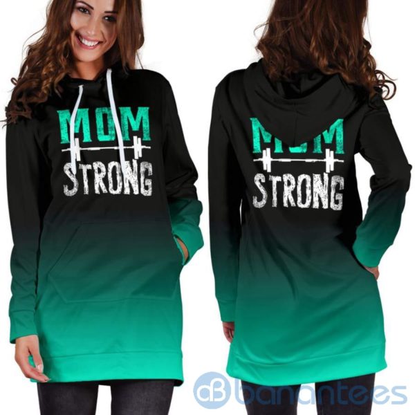 Mom Strong Hoodie Dress For Women Product Photo