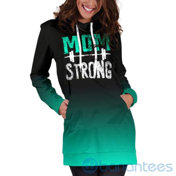 Mom Strong Hoodie Dress For Women Product Photo