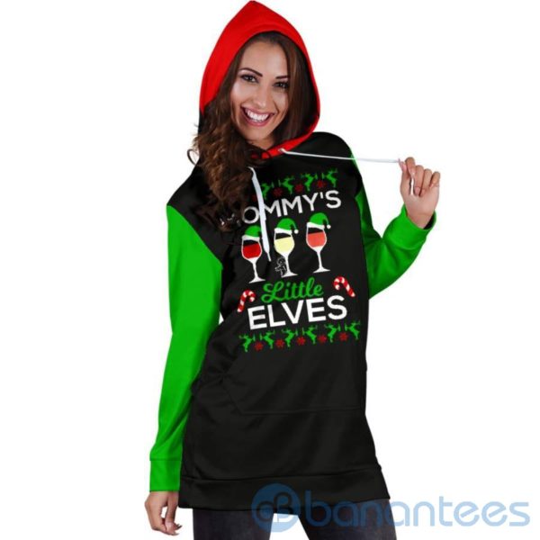 Mommy's Little Elves Hoodie Dress For Women Product Photo
