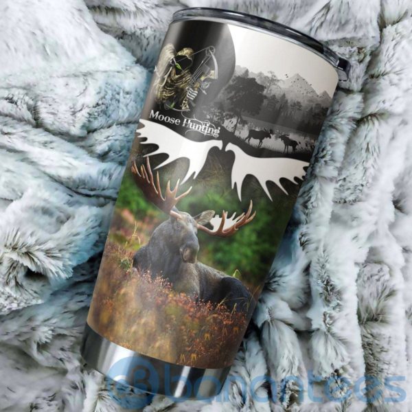 Moose Hunting Gift For Hunter Tumbler Product Photo