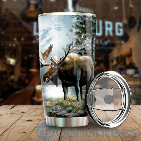 Moose Hunting Lover Tumbler Product Photo