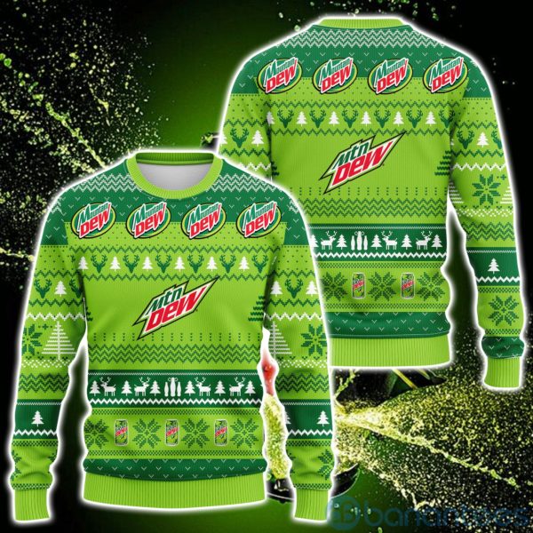 Mtn Dew Ugly Christmas All Over Printed 3D Shirt Product Photo