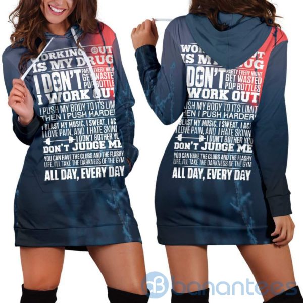 My Drug Hoodie Dress For Women Product Photo