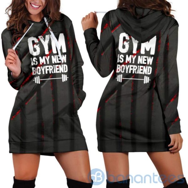 My New Boyfriend Hoodie Dress For Women Product Photo