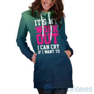 My Work Out Hoodie Dress For Women Product Photo