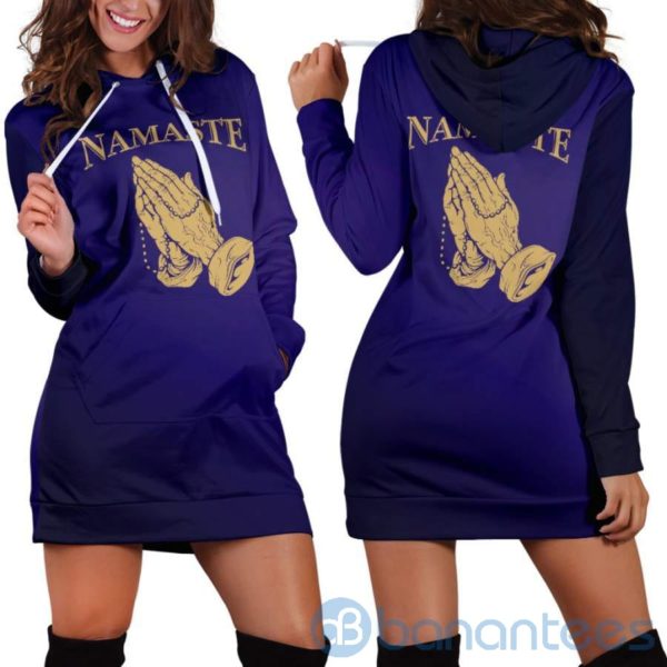 Namaste Hoodie Dress For Women Product Photo