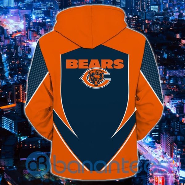 New Design NFL Football Chicago Bears All Over Printed 3D Hoodie Zip Hoodie Product Photo