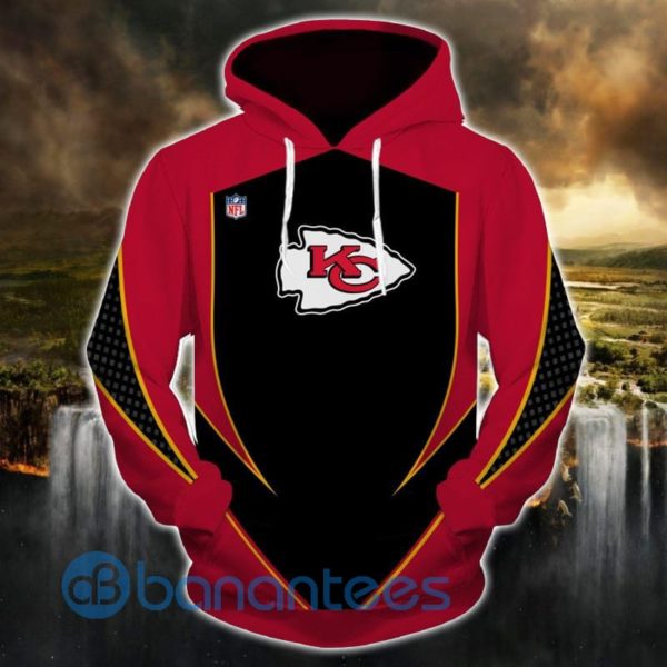 New Design Nfl Football Kansas City Chiefs All Over Printed 3D Hoodie Zip Hoodie Product Photo