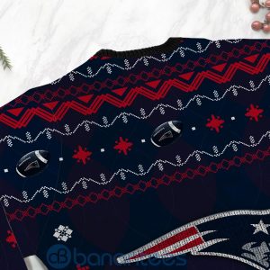 New England Patriots American Football Black Ugly Christmas 3D Sweater Product Photo