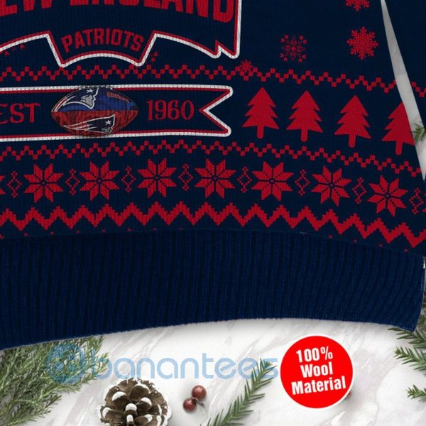 New England Patriots Cute Baby Yoda Grogu Ugly Christmas 3D Sweater Product Photo