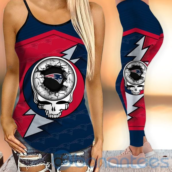 New England Patriots Legging & Active Workout Tank Tops For Women Product Photo
