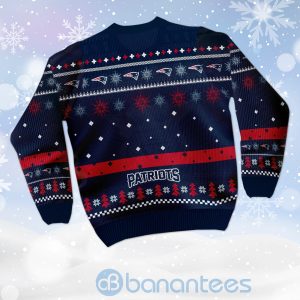New England Patriots Mickey Mouse Funny Ugly Christmas 3D Sweater Product Photo