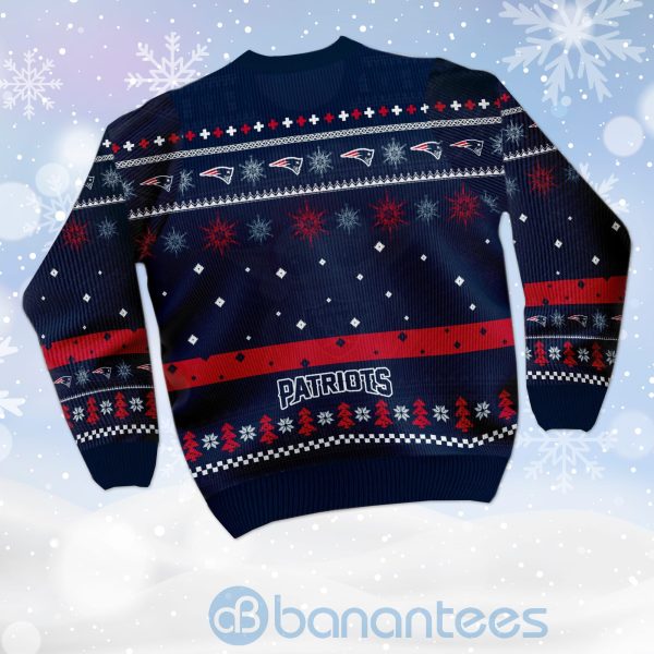New England Patriots Mickey Mouse Funny Ugly Christmas 3D Sweater Product Photo