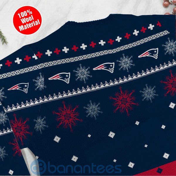 New England Patriots Mickey Mouse Funny Ugly Christmas 3D Sweater Product Photo