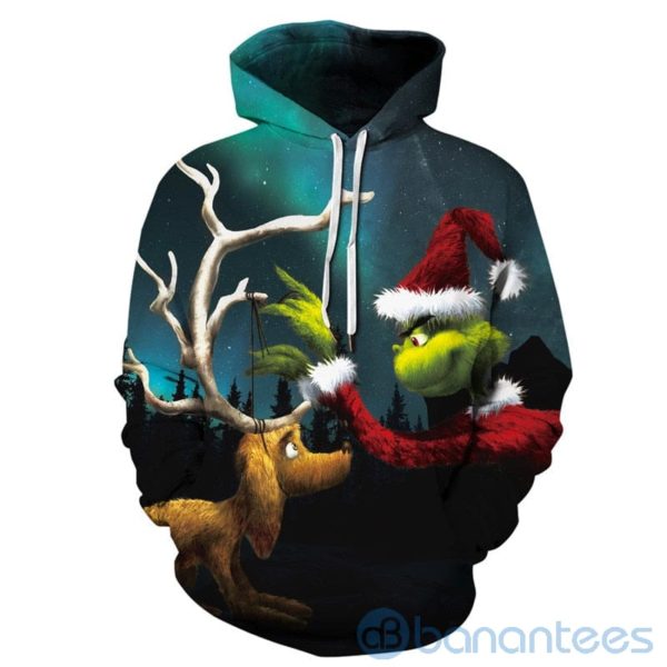 New Grinch Christmas All Over Printed 3D Hoodies Product Photo