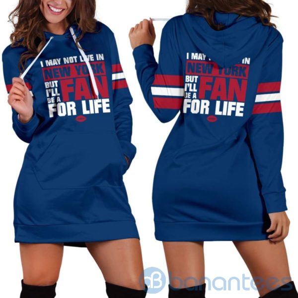 New York Fan For Life Hoodie Dress For Women Product Photo