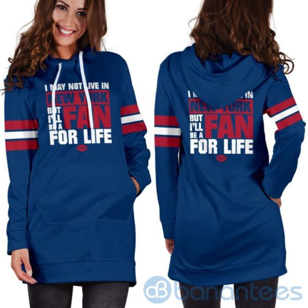 New York Fan For Life Hoodie Dress For Women Product Photo
